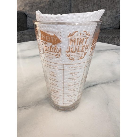 Fred and Friends Good Measure Whiskey Cocktail Mixing Glass - Picture 4 of 4